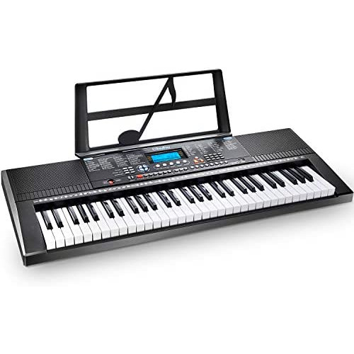 Electric Keyboard Piano 61 Keys, Ohuhu Musical Piano Keyboard with Headphone Jack, USB Port & Teaching Modes for Beginners