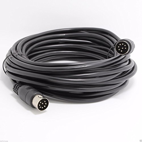 8 PIN Large Male DIN Speaker Wire Cable Compatible Monster Clarity HD Model One 25 FT