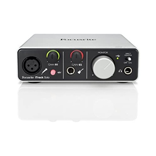Focusrite iTrack Solo Lightning & USB Compatible Audio Interface