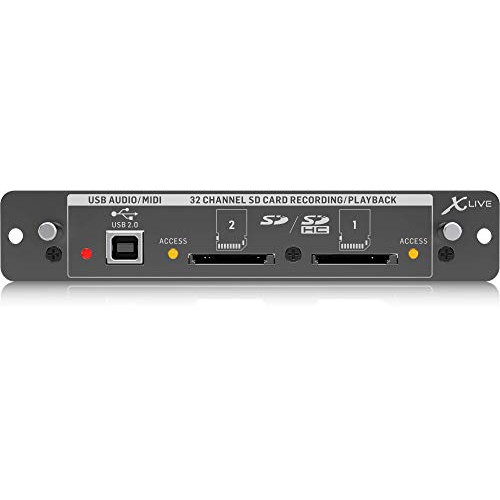 Behringer X-LIVE X32 Expansion Card for 32-Channel SD SDHC Card and USB Recording