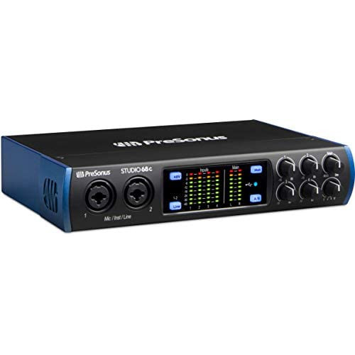 PreSonus Studio 24c 2x2 192 kHz USB-C Audio Interface 2 Mic Pres-2 Line Outs/New Version