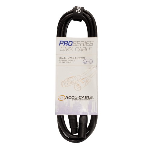 ADJ Products AC5PDMX10PRO 5-Pin 10 Foot DMX Cable