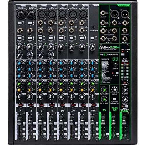 Mackie ProFX Series Mixer - Unpowered 12-channel ProFX12v3