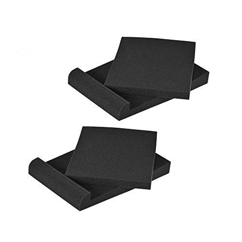 Monitor Isolation Pads to Reduce VibrationHigh Density Acoustic Foam is Suitable for Recording Studio M - 5 Inch Studio Monitors