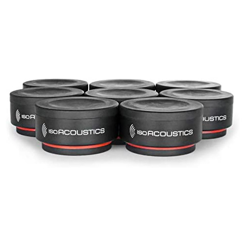 IsoAcoustics Iso-Puck Series Acoustic Isolators (Iso-Puck, 20 lbs max/Unit, 2-Pack)