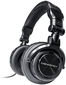Denon DJ HP800 | Heavy-Action On-Ear DJ Headphones with Rotating Ear Cups & Included Carry Bag (40mm driver / 1700mW input)