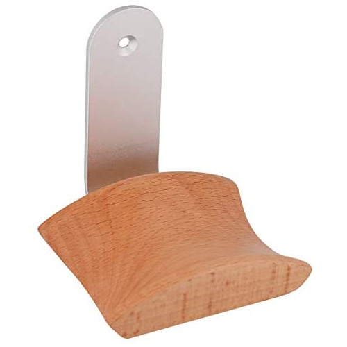 YUNSHOW Headphone Stand Wood Wall Mount L-Shape, Beech Stand for Headset Hanger Accessory for Headphone Collective, Scratch-Proof & Anti-Slip, Fit for Bose, Sony, Beats Headphone