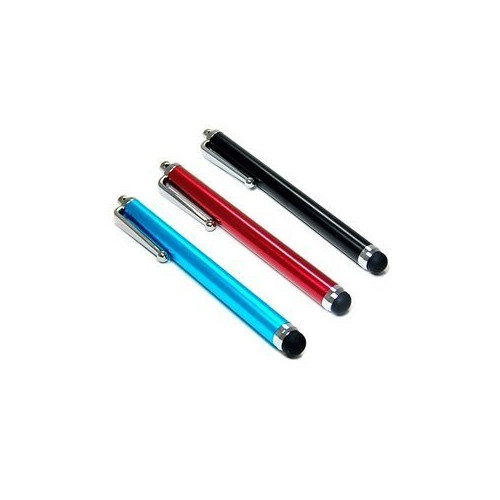 iFlash 3 pcs Blue/Black/Red Capacitive Stylus/styli Touch Screen Cellphone Tablet Pen for Apple iPad Pro Air 1/2 / Mini 2/3/4, Motorola Xoom, Samsung Galaxy Tab. & All Other Touch Screen Devices