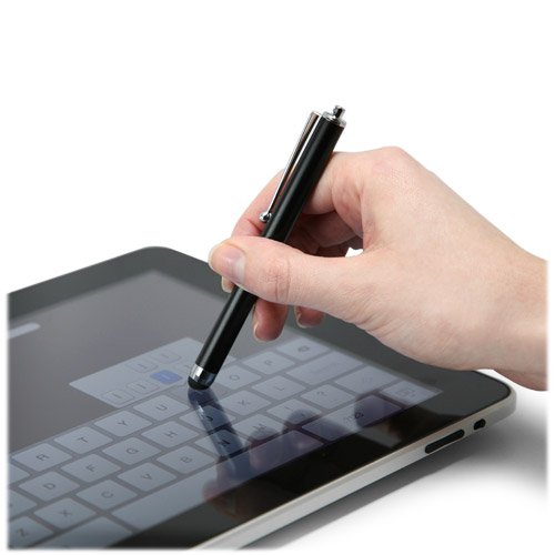 Stylus Pen for Galaxy Tab E (9.6) (Stylus Pen by BoxWave) - Capacitive Stylus (2-Pack), Stylus Pen Multi Pack for Galaxy Tab E (9.6), Samsung Galaxy Tab E (9.6) - Jet Black