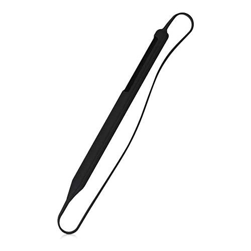 kwmobile Silicone Skin for Apple Pencil 2. Gen - Soft Flexible Stylus Sleeve Grip Protective Pen Holder - Black