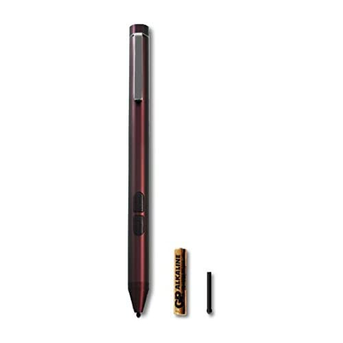 IPlume Surface Pen Latest MPP V2.0 Active Stylus Tilt Detection 4096 Pressure Levels for Surface Series and MPP Enabled DevicesMaroon Red