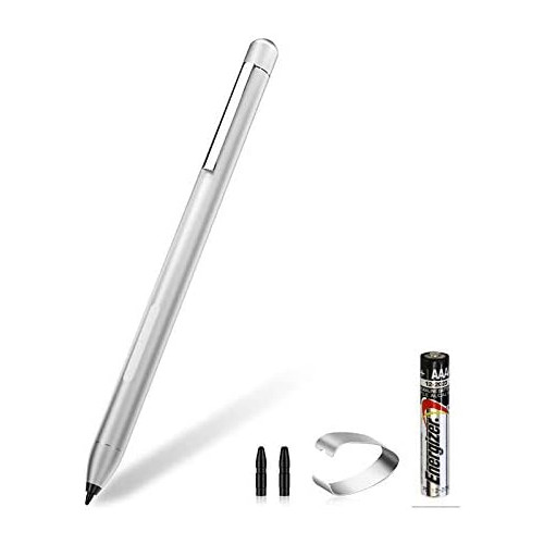 Surface 2019 Pen Surface Pro 7 Pen with 1024 Levels of Pressure Sensitivity and Aluminum Body for Microsoft Surface Pro 6 Surface GoSurface Pro 2017 Surface Pro 3/4/5 Silver