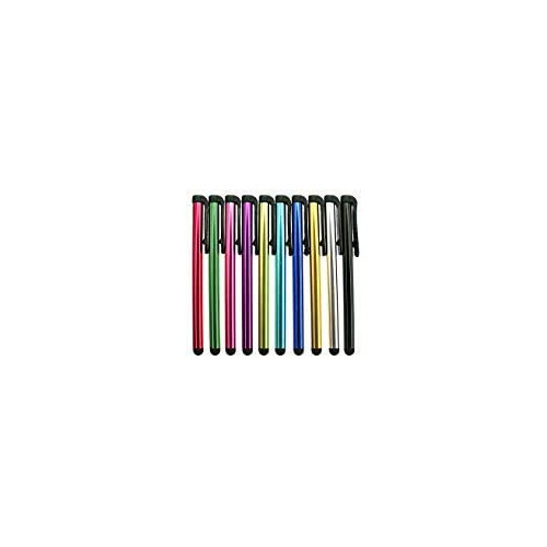 INNOLIFE Metal Stylus Touch Screen Pen Compatible with Apple iPhone 4 4S 5 5S 5C 6 6 Plus iPad Galaxy Tablet Smartphone PDA 10pcs Mixed Colors