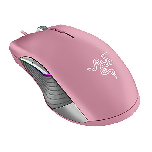게이밍마우스 Razer Lancehead TE Ambidextrous Gaming Mouse 16000 DPI Optical Sensor - Chroma RGB Lighting - 8 Programmable Buttons - Mechanical Switches - Quartz Pink