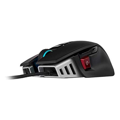 게이밍마우스 CORSAIR M65 ELITE RGB - FPS Gaming Mouse - 18000 DPI Optical Sensor - Adjustable DPI Sniper Button - Tunable Weights -  Black