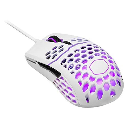 게이밍마우스 Cooler Master MM710 53G Gaming Mouse with Lightweight Honeycomb Shell Ultralight Ultraweave Cable Pixart 3389 16000 DPI Optical Sensor