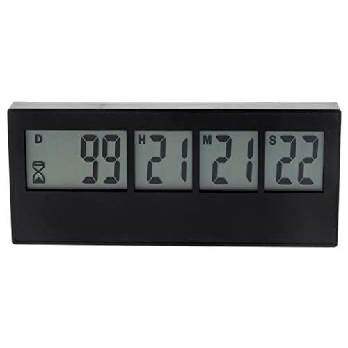 Dsxnklnd 999 Days Countdown Clock LCD Digital Screen Kitchen Timer Event Reminder for Wedding Retirement Lab Kitchen