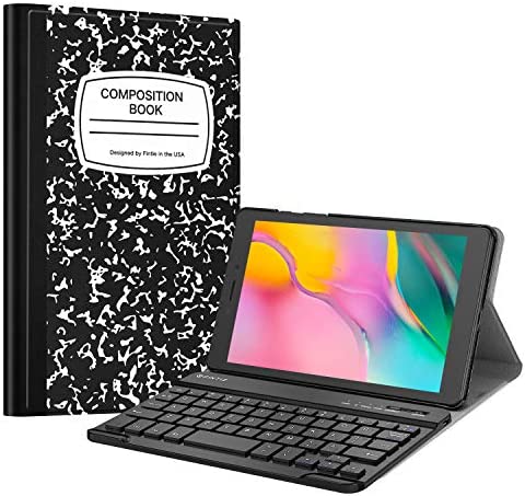 Fintie Keyboard Case for Samsung Galaxy Tab A 8.0 2019 Without S Pen Model (SM-T290 Wi-Fi, SM-T295 LTE), Slim Shell Lightweight Stand Cover with Detachable Wireless Bluetooth Keyboard, Black