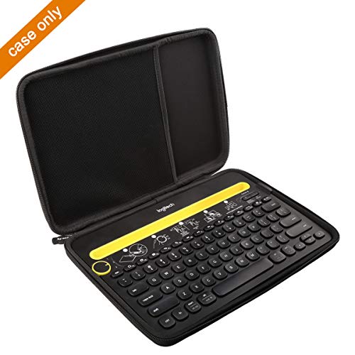 Aproca Hard Travel Storage Case for Logitech K480 Bluetooth Multi-Device Keyboard (Black)