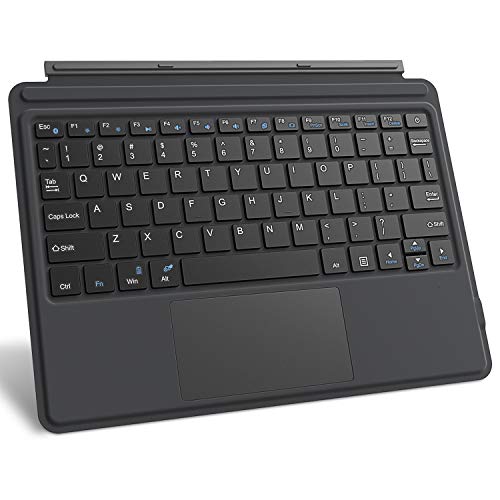 태블릿 키보드 Fintie Microsoft Surface Go Type Cover Ultra-Slim Portable Wireless Bluetooth Keyboard with Two-Button Trackpad Built-in Rechargeable Battery and Charging Cable for Surface Go 10-inch Tablet Gray