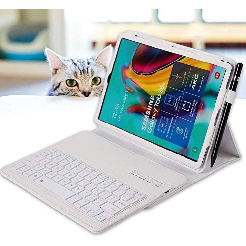 태블릿 키보드 REAL-EAGLE Galaxy Tab A 10.1 2019 Keyboard CaseSM-T510/T515/T517 2019 Version PU Leather Case Cover with Detachable Wireless Keyboard for Samsung Galaxy Tab A 10.1 Inch SM-T510 SM-T515/T517 Pink