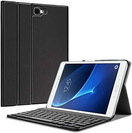 태블릿 키보드 Fintie Keyboard Case for Samsung Galaxy Tab A 10.12016 NO S Pen VersionSlim Lightweight Stand Cover w/Magnetically Detachable Wireless Bluetooth Keyboard Compatible with Tab A 10.1 Inch Black