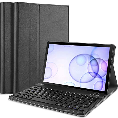 태블릿 키보드 ProCase Keyboard Case for Galaxy Tab S6 10.5Model SM-T860/T865/T867 2019 Release with Magnetically Detachable Wireless Keyboard Support S Pen Wireless Charging &ndashBlack