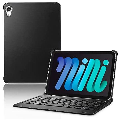 ONHI Wireless Keyboard for iPad Mini Keyboard Case, Folio Flip Smart Cover for iPad Mini 3/ iPad Mini 2/ iPad Mini 1 with Folding Stand,Silent Typing(Rose Gold)