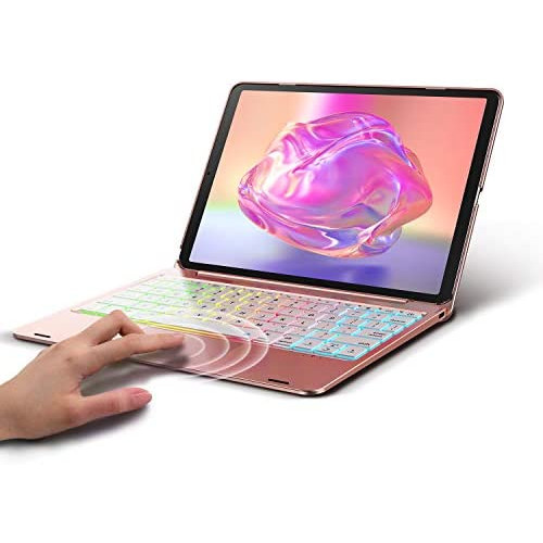 Keyboard Case for iPad 9th Generation (10.2 2021) / 8th (10.2 inch 2020) /7th (10.2 2019) / iPad Air 3rd Generation 10.5 2019/iPad Pro 10.5 2017u2013 Stable Touchpad Function