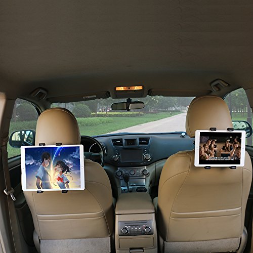 태블릿거치대 Tablet Holder for Car Seat Tablet Holder Headrest Mount for iPad iPad Air iPad Mini Samsung automobile tablet holder 360 Degree Rotation 7inch to 12.9inch …