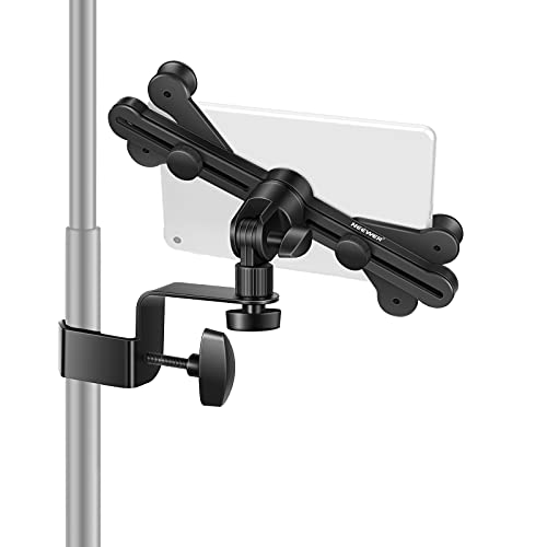 Neewer 6-11 inches Adjustable Music Mic Microphone Stand Tablet Mount with 360 Degree Swivel Holder for Apple iPad Pro Air Mini Google Nexus Samsung Galaxy