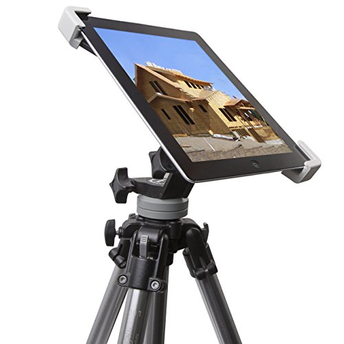태블릿거치대 Universal Adjustable Mount/Holder for All Tripods - for Photography Videography Onsite Editing & More Works for iPad Air 1 2 iPad Mini 2 3 4 and iPad Pro Galaxy Tab S2 A & Surface Pro Slate