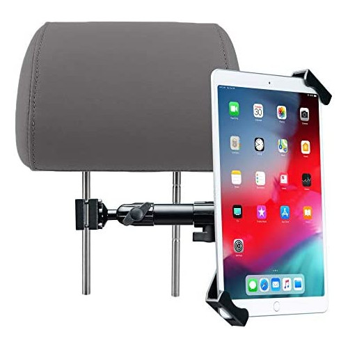 태블릿거치대 Vehicle Headrest Mount CTA Digital Anti-Theft Rotating Back Seat Car Mount for Apple iPad 10.2-Inch 7th Generation iPad Gen 5&6 iPad Mini 5 iPad Air 3 iPad Pro 12.9 Galaxy Tab S2 More