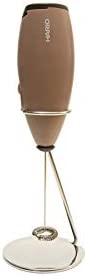 HarioQto Electric Milk Frother with Server, 100ml, Brown