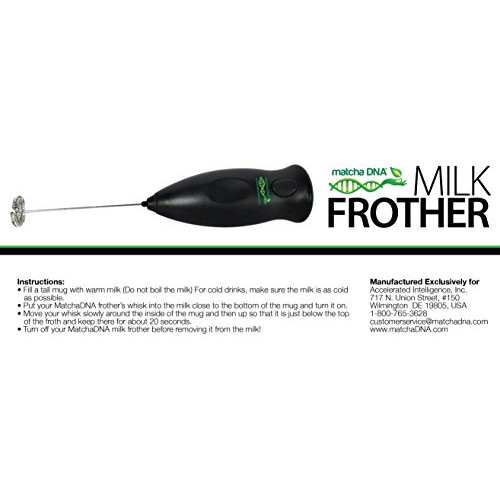 MatchaDNA Handheld Electric Milk Frother