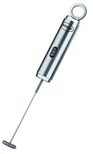 Rösle Stainless Steel Dual Speed Frother, Round Handle, 10.5-inch