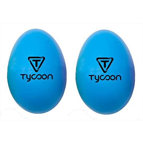 Tycoon Percussion Plastic Egg Shakers - Blue