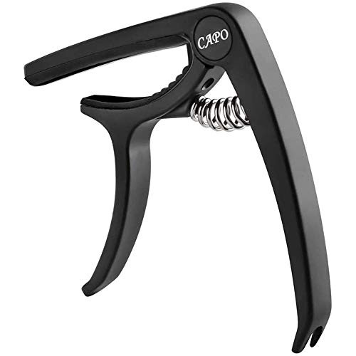 Capo for 6-String Acoustic and Electric Guitar, Lightweight Quick Release Capo for Guitars, Ukulele, Bass, Mandolin, Banjo