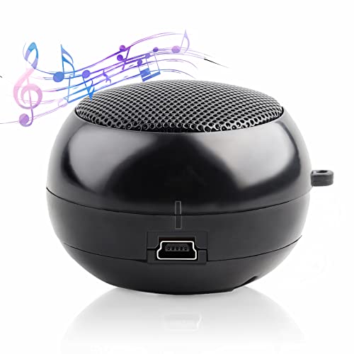 Mini Speaker, Portable Plug in Speaker with 3.5mm Aux Audio Input Built-in 180mah Battery u200Bfor Laptop Computer MP3 Player Cellphone