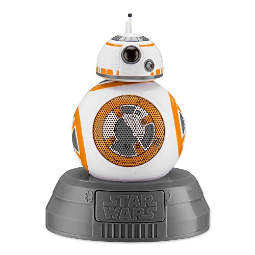eKids Star Wars BB8 Bluetooth Speaker, Rechargeable Wireless Speaker Compatible with Siri and Google Assistant, Designed for Fans of Star Wars Merchandise