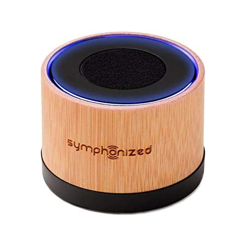 Symphonized NXT Premium Genuine One Piece Solid Hand Carved Bamboo Wood Bluetooth Portable Speaker. Compatible with All Bluetooth iOS Devices, All Android Devices and Mp3 Players