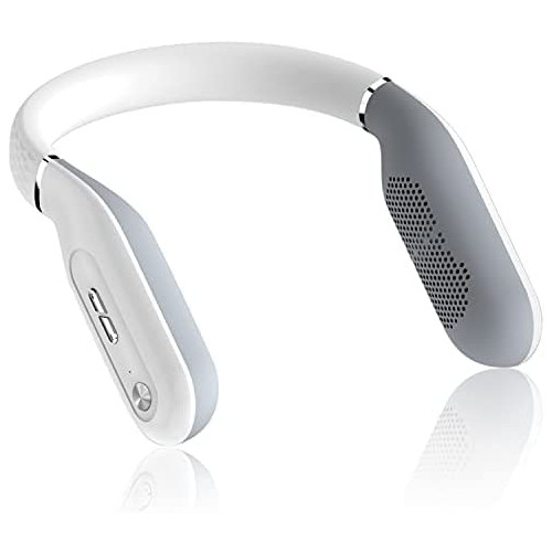 블루투스 스피커 ENUOSUMA Neckband Bluetooth Speakers, Wireless Wearable Speaker with True 3D Stereo Sound, Portable Personal Speakers with 12H Long Playtime, Bluetooth 5.0 Built-in Mic, Comfortable Design, Black