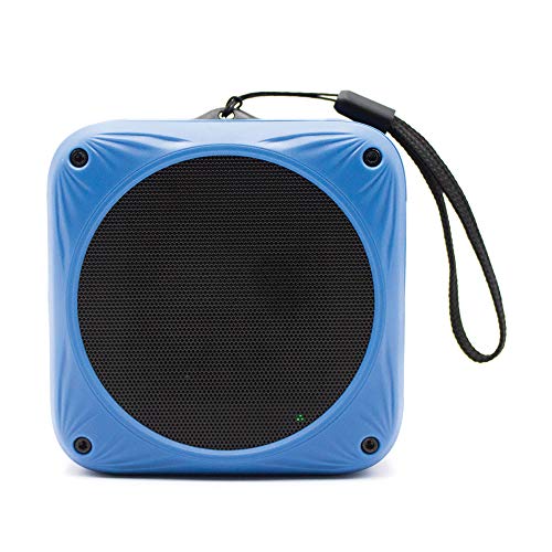 Sunfox Waterproof Bluetooth Speaker | Solar & USB Rechargeable | 20H Playtime | Built-in Mic | Great for Beach, Bike, Pool, Shower, Travel | Wireless, Portable Speaker for iPhone, Samsung and More