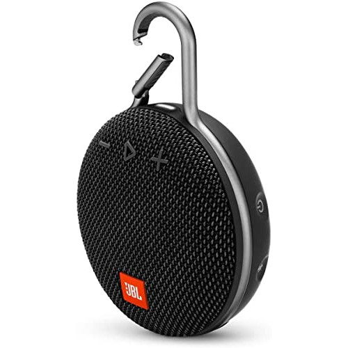 JBL Clip 3 Portable Waterproof Wireless Bluetooth Speaker (Black) - 2 Pack
