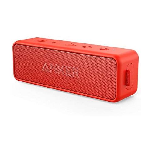 블루투스 스피커 Upgraded Anker Soundcore 2 Portable Bluetooth Speaker with 12W Stereo Sound, Bluetooth 5, Bassup, IPX7 Waterproof, 24-Hour Playtime, Wireless Stereo Pairing, Speaker for Home, Outdoors, Travel