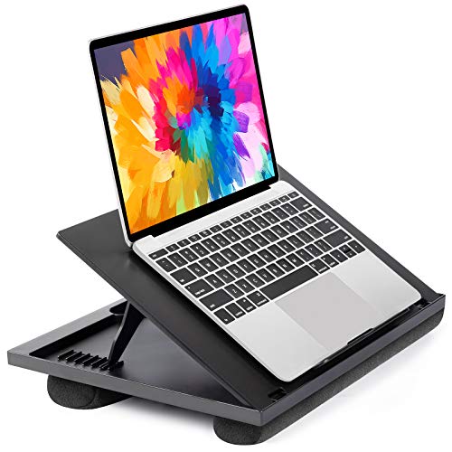 HUANUO - 기울기 조절 가능한 노트북 & 태블릿PC 거치대 미니 데스크