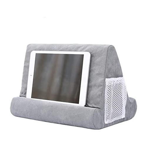 JoinHome Soft Pillow Tablet Pillow Stand for Ipad Stand Mult-Angle Tablet Phone Holder Lap Stand Mobile Phone Holder (Black)