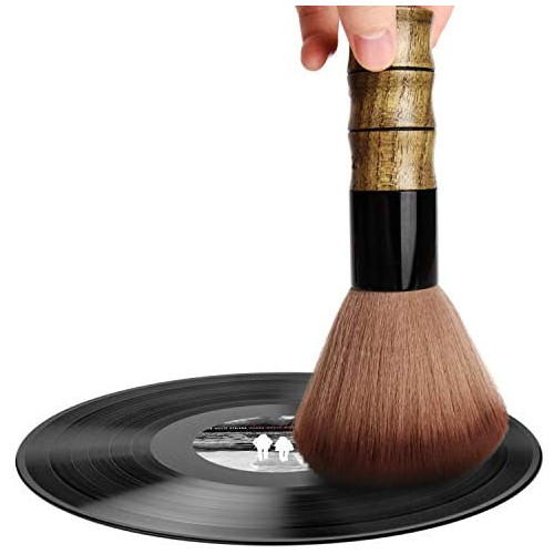 Facmogu LP Cleaning Brush Vinyl Record Cleaner Anti-Static Soft Turntable CD Album Cartridge Clean