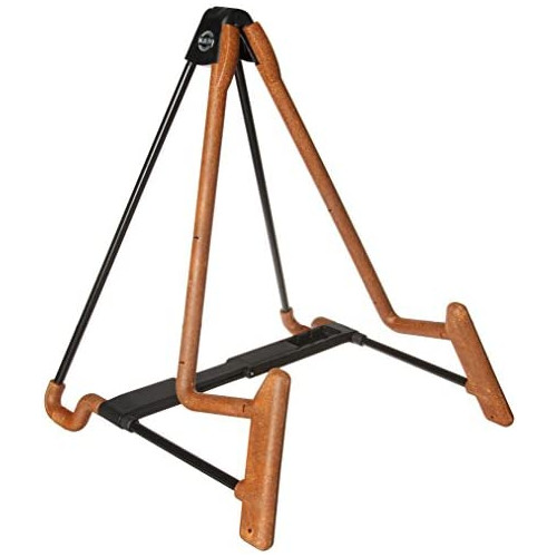 K&M - König & Meyer 17581.014.55 - Heli 2 Electric Folding A-Frame Guitar Stand for Electric Guitars - Adjustable and Collapsible - Sturdy and Durable - Professional Choice - German Made - Black