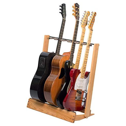 String Swing Guitar Stand for 6 Electric or Bass, or 3 Acoustic Guitars for Home or Studio (CC34)